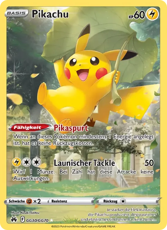 Pikachu GG30 – Zenit der Könige Galar-Galerie