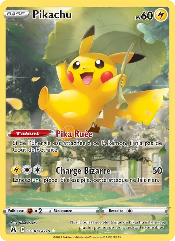 Pikachu GG30 – Zénith Suprême Galerie Galaroise