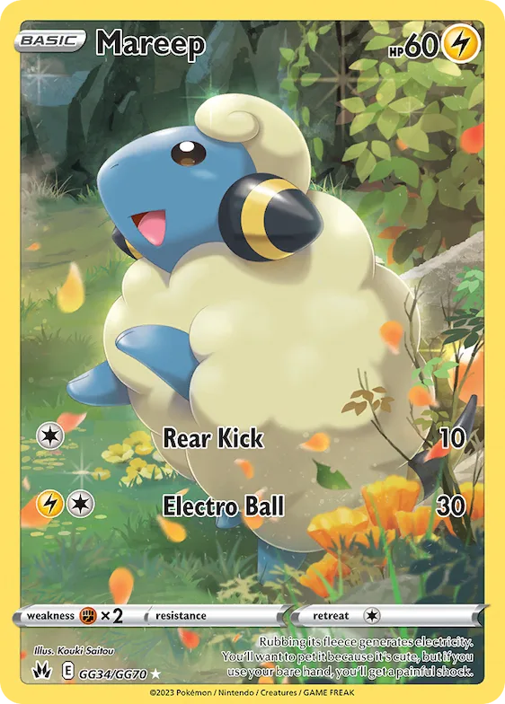 Mareep #GG34 – Crown Zenith Galarian Gallery
