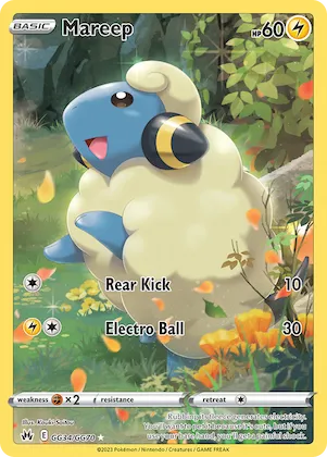Mareep #GG34 – Crown Zenith Galarian Gallery