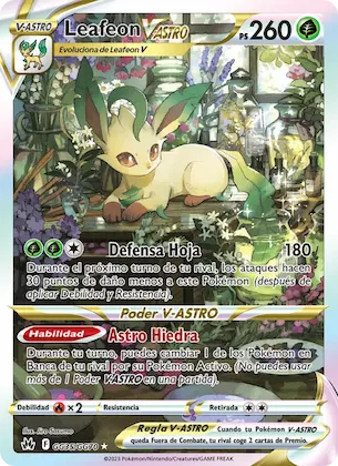 Leafeon V-ASTRO GG35 – Cenit Supremo Galería de Galar