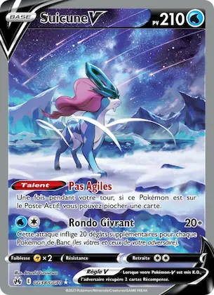 Suicune V n° GG38 – Zénith Suprême Galerie Galaroise
