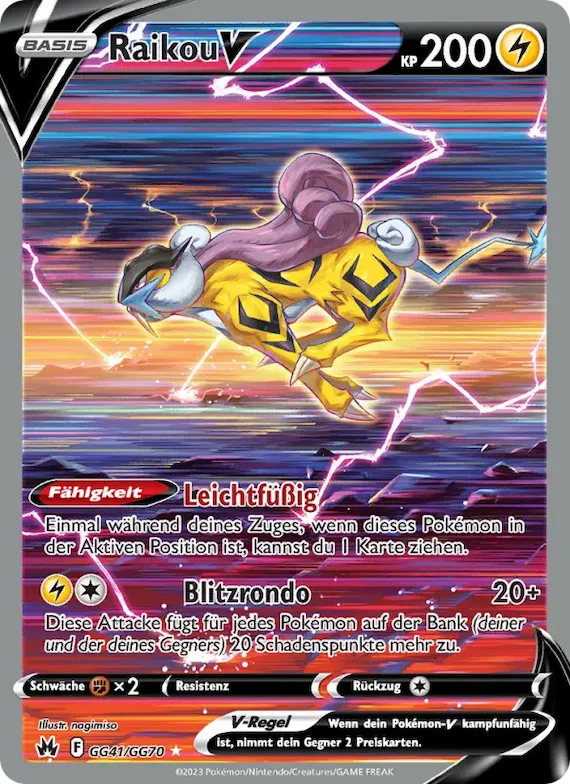 Raikou V GG41 – Zenit der Könige Galar-Galerie