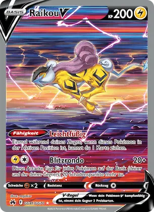 Raikou V Nr. GG41 – Zenit der Könige Galar-Galerie