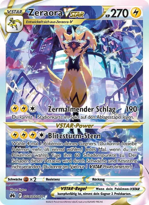 Zeraora VSTAR GG43 – Zenit der Könige Galar-Galerie