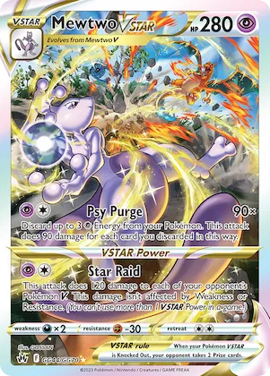 Mewtwo VSTAR #GG44 – Crown Zenith Galarian Gallery