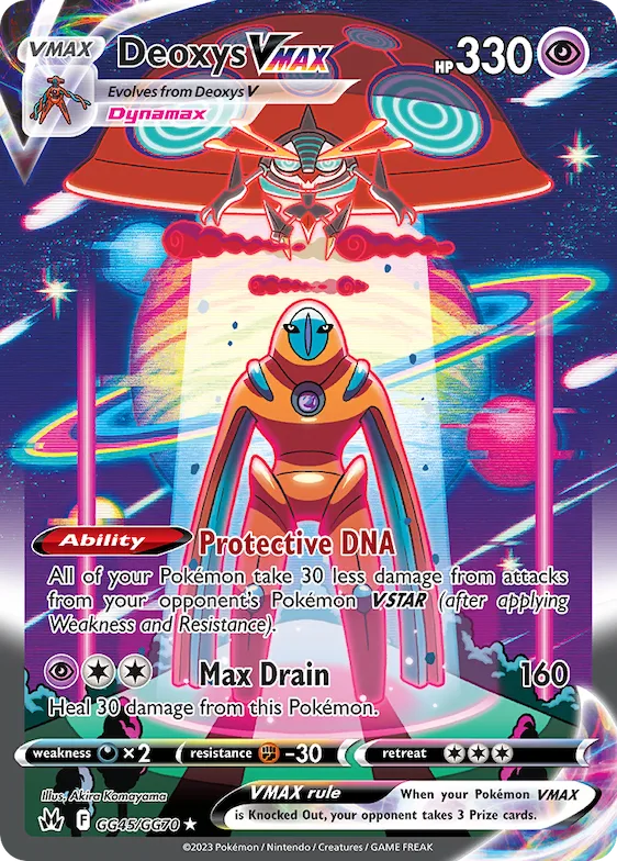 Deoxys VMAX #GG45 – Crown Zenith Galarian Gallery