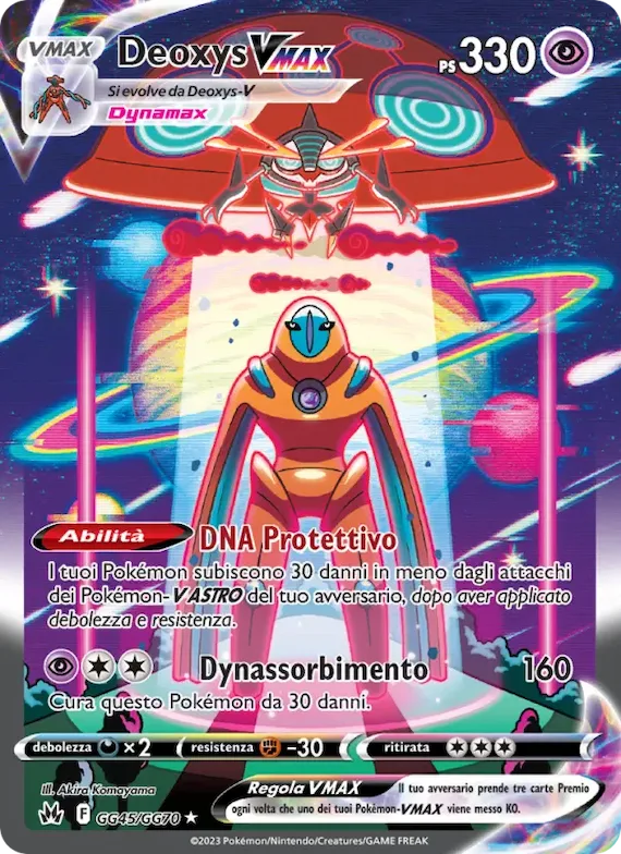 Deoxys VMAX GG45 – Zenit Regale Galleria di Galar