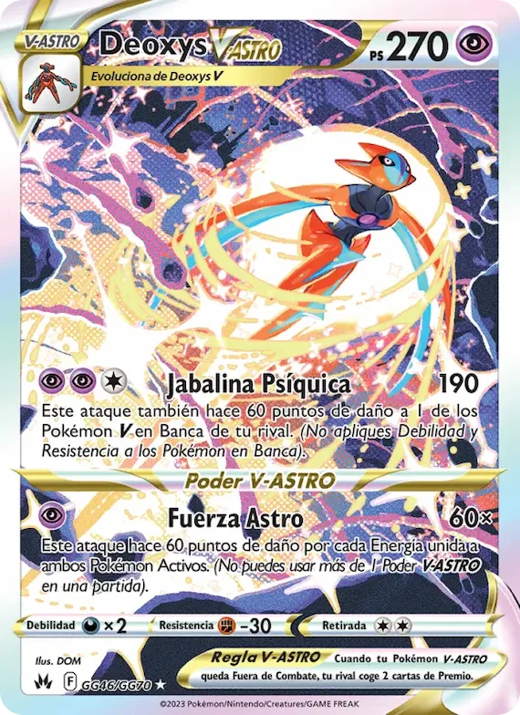 Deoxys V-ASTRO GG46 – Cenit Supremo Galería de Galar