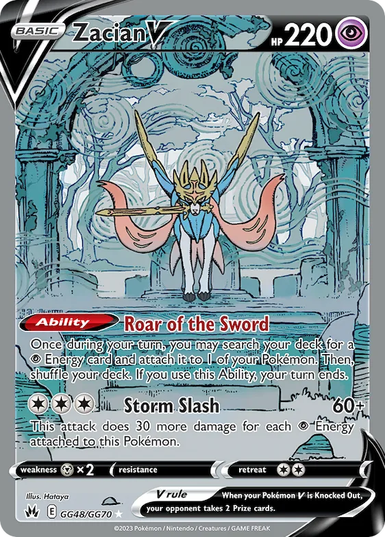 Zacian V #GG48 – Crown Zenith Galarian Gallery