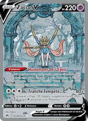 Zacian V n° GG48 – Zénith Suprême Galerie Galaroise