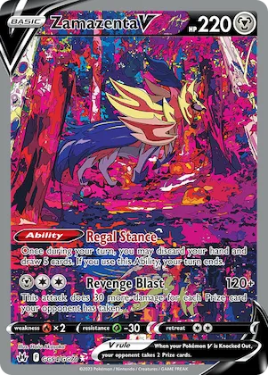 Zamazenta V #GG54 – Crown Zenith Galarian Gallery