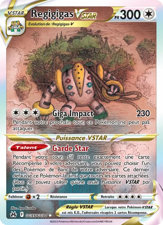 Regigigas VSTAR GG55 – Zénith Suprême Galerie Galaroise