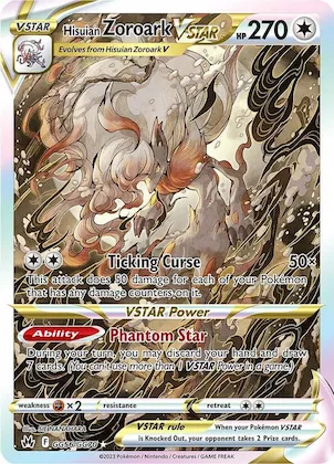 Hisuian Zoroark VSTAR #GG56 – Crown Zenith Galarian Gallery
