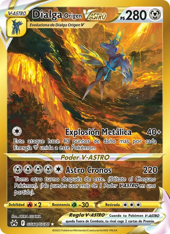 Dialga Origen V-ASTRO GG68 – Cenit Supremo Galería de Galar