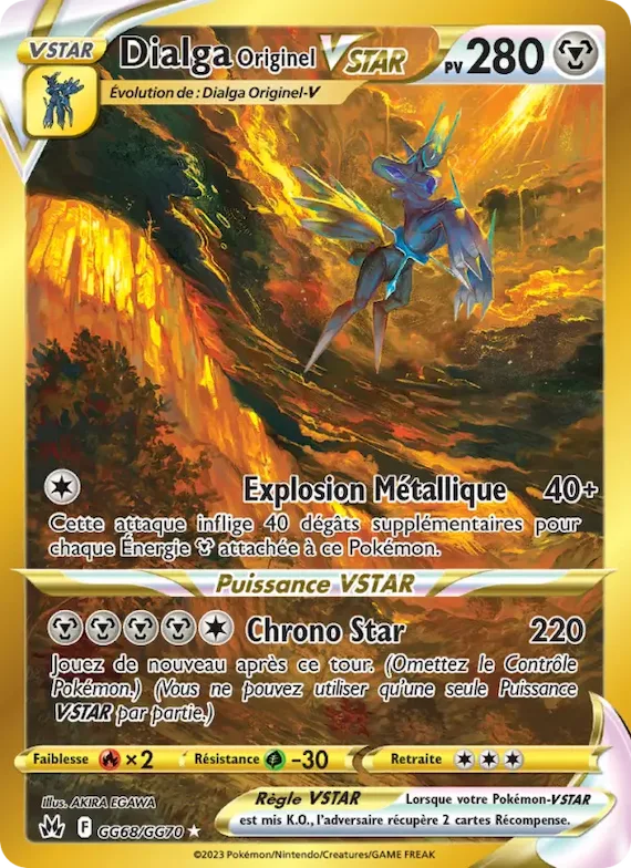 Dialga Originel VSTAR GG68 – Zénith Suprême Galerie Galaroise