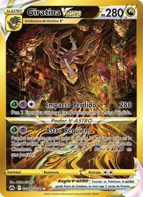 Giratina V-ASTRO GG69 – Cenit Supremo Galería de Galar