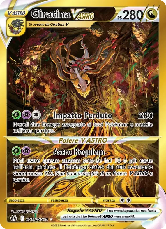 Giratina V ASTRO GG69 – Zenit Regale Galleria di Galar