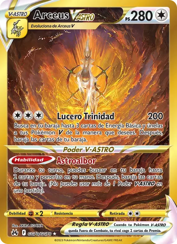 Arceus V-ASTRO GG70 – Cenit Supremo Galería de Galar