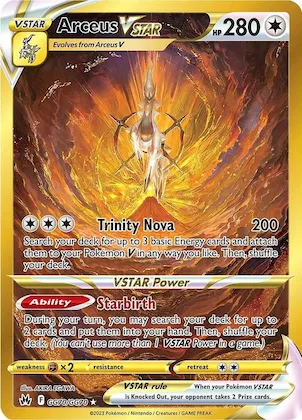 Arceus VSTAR #GG70 – Crown Zenith Galarian Gallery