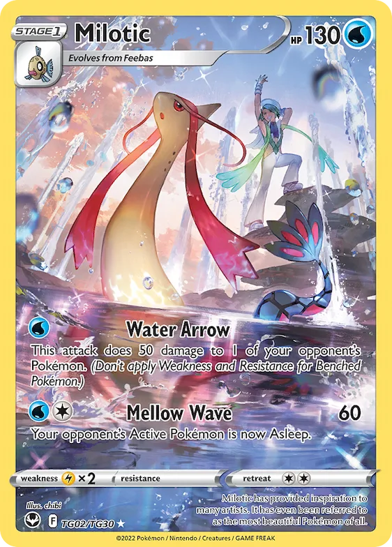 Milotic #TG02 – Silver Tempest Trainer Gallery