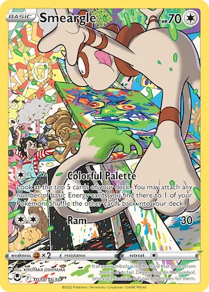 Smeargle #TG10 – Silver Tempest Trainer Gallery
