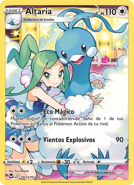 Altaria TG11 – Tempestad Plateada Galería de Entrenador