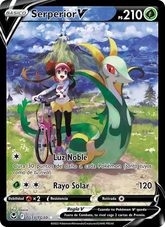 Serperior V TG13 – Tempestad Plateada Galería de Entrenador