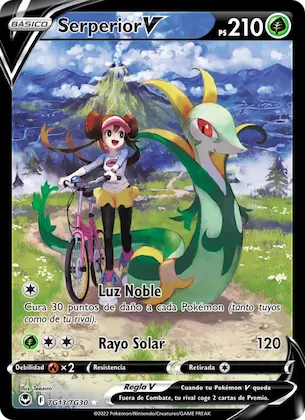 Serperior V TG13 – Tempestad Plateada Galería de Entrenador