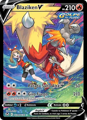 Blaziken V TG14 – Tempestad Plateada Galería de Entrenador