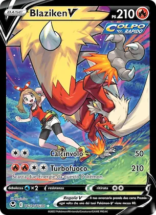 Blaziken V TG14 – Tempesta Argentata Galleria Allenatori
