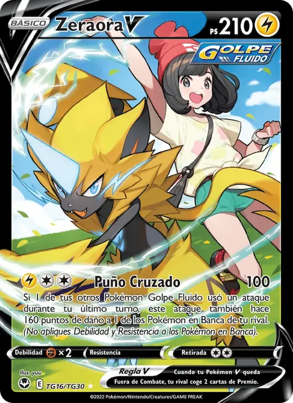 Zeraora V TG16 – Tempestad Plateada Galería de Entrenador