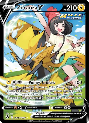 Zeraora V n° TG16 – Tempête Argentée Galerie de Dresseurs