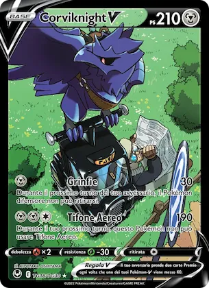 Corviknight V TG18 – Tempesta Argentata Galleria Allenatori