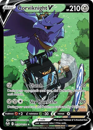 Corviknight V #TG18 – Silver Tempest Trainer Gallery