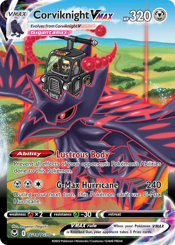 Corviknight VMAX #TG19 – Silver Tempest Trainer Gallery