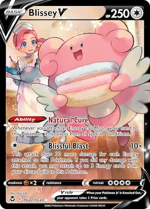 Blissey V #TG22 – Silver Tempest Trainer Gallery