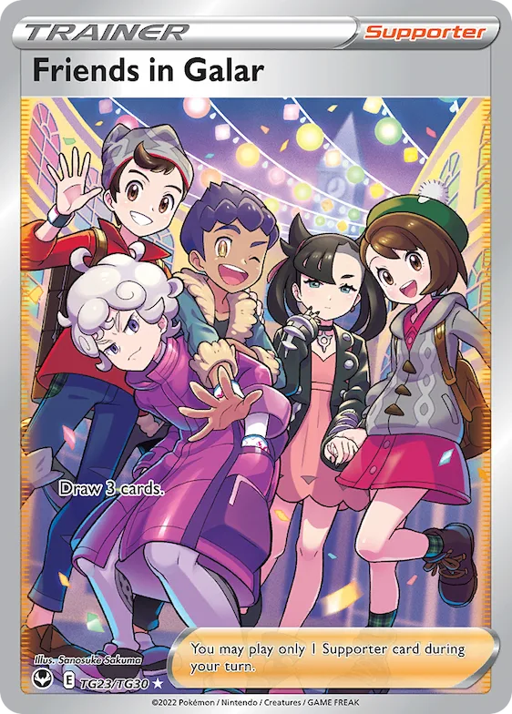 Friends in Galar #TG23 – Silver Tempest Trainer Gallery