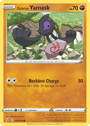 Galarian Yamask #101 – Rebel Clash