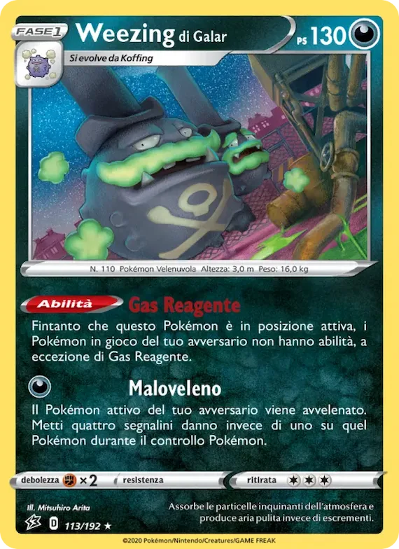 Weezing di Galar 113 – Fragore Ribelle