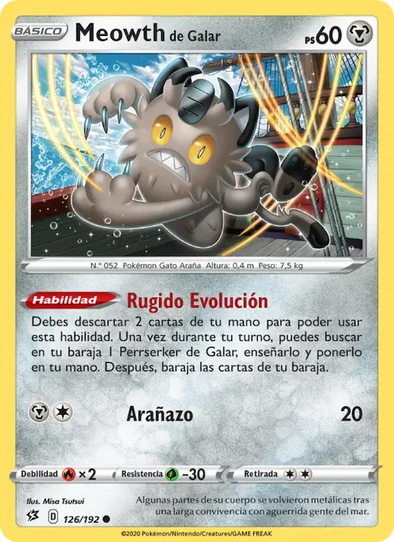 Meowth de Galar 126 – Choque Rebelde