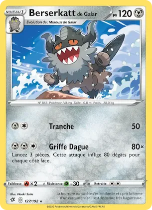 Berserkatt de Galar n° 127 – Clash des Rebelles