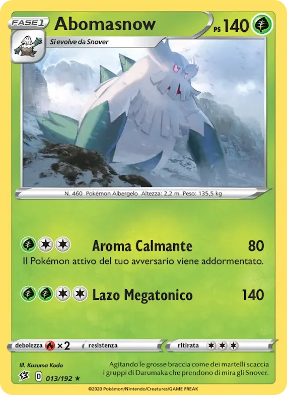 Abomasnow 13 – Fragore Ribelle