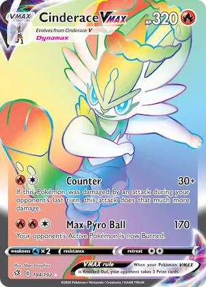 Cinderace VMAX #194 – Rebel Clash