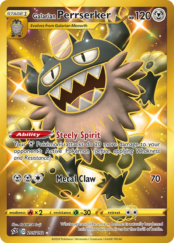 Galarian Perrserker #205 – Rebel Clash