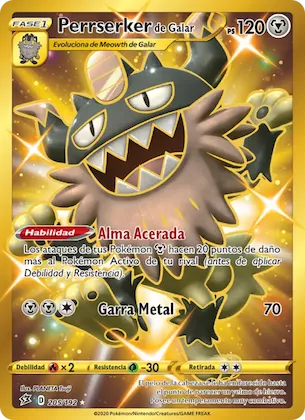 Perrserker de Galar 205 – Choque Rebelde