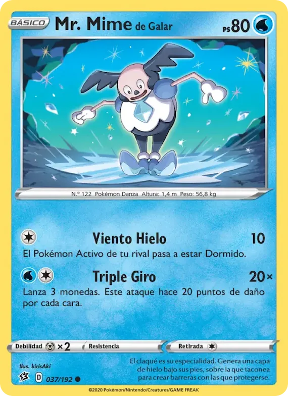 Mr. Mime de Galar 37 – Choque Rebelde