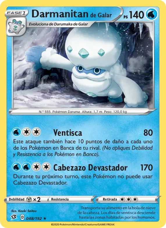 Darmanitan de Galar 48 – Choque Rebelde