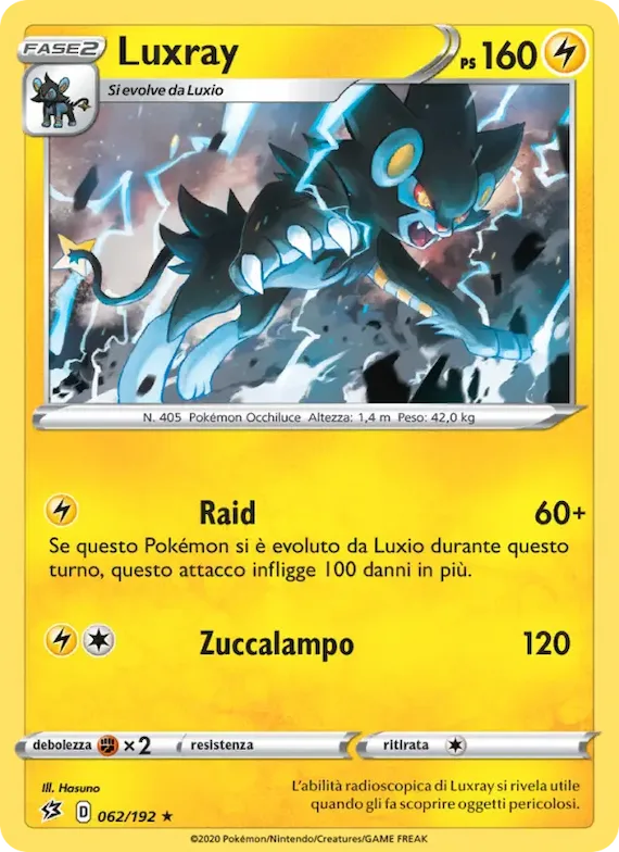 Luxray 62 – Fragore Ribelle