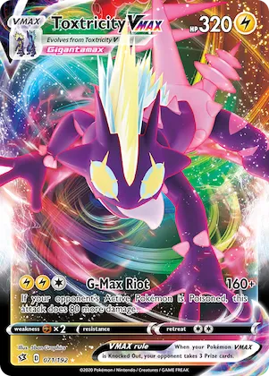 Toxtricity VMAX #71 – Rebel Clash